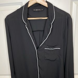 Zara PJ Style Blouse